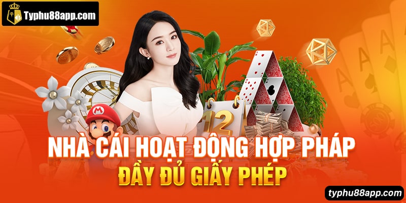 Nhà cái hoạt động hợp pháp, đầy đủ giấy phép