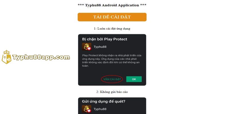 Một số câu hỏi hay gặp nhất khi tải app Typhu88